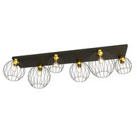 Lampa sufitowa NEST 6 BL GOLD