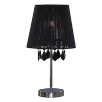 Lampa stołowa Mona mała 1xE27 czarna LP-5005/1TS